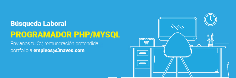 Desenvolvedor PHP/MYSQL